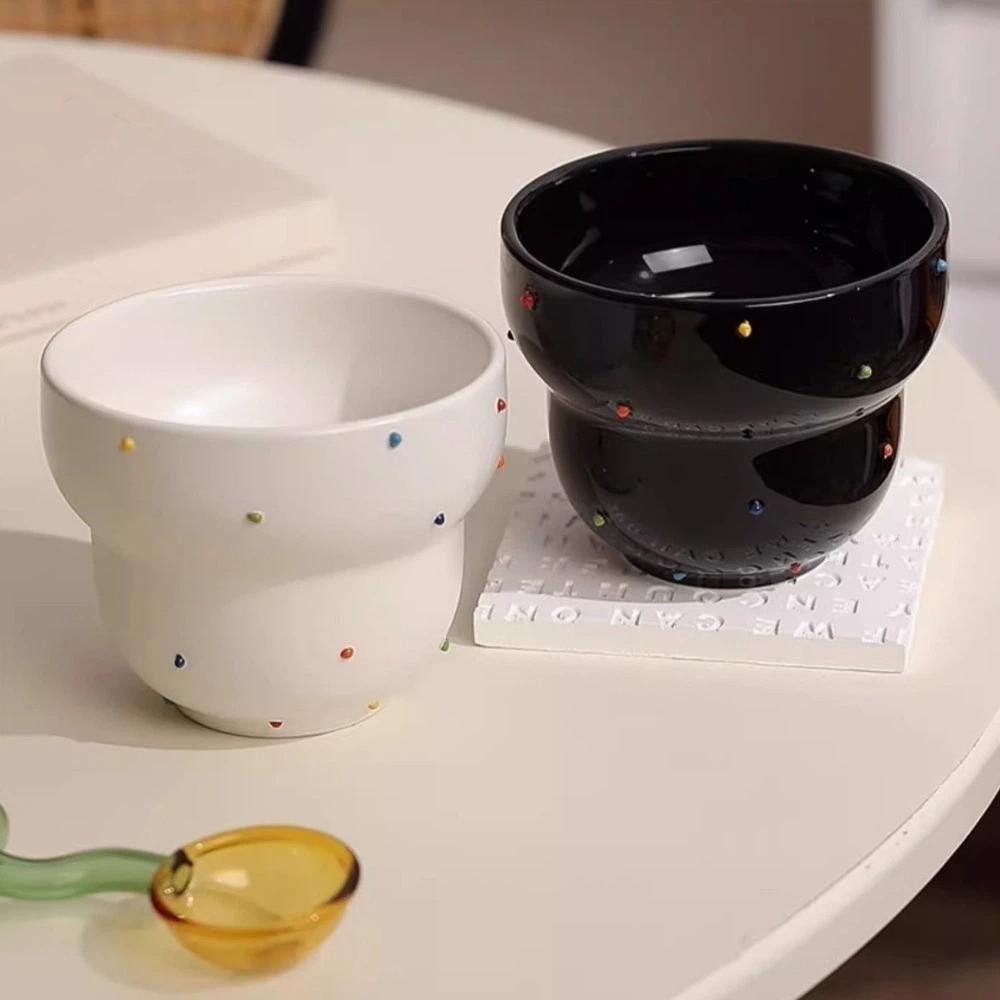 Exquisite Polka Dot Hand-held Cups 300ml Milk Cup Home Decor Tea Cup Tea Time
