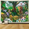 Forest Animal Tiger Decorative Tapestry Office Living Room Decor Home Wall Tapestry