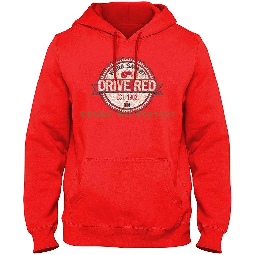 GUOYAN TOP T-shirts Casual Merk Kleding Katoen Werk Slim Rijden Rood Ih International Harvester Tractor Heren T-shirt 4XL