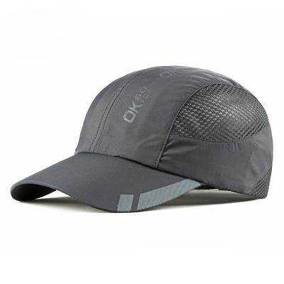 Summer Quick Dry Mesh Baseball Cap for Men Women Breathable Outdoor Sports Sun Hat Casual Trucker Hat Peaked Cap Reflective