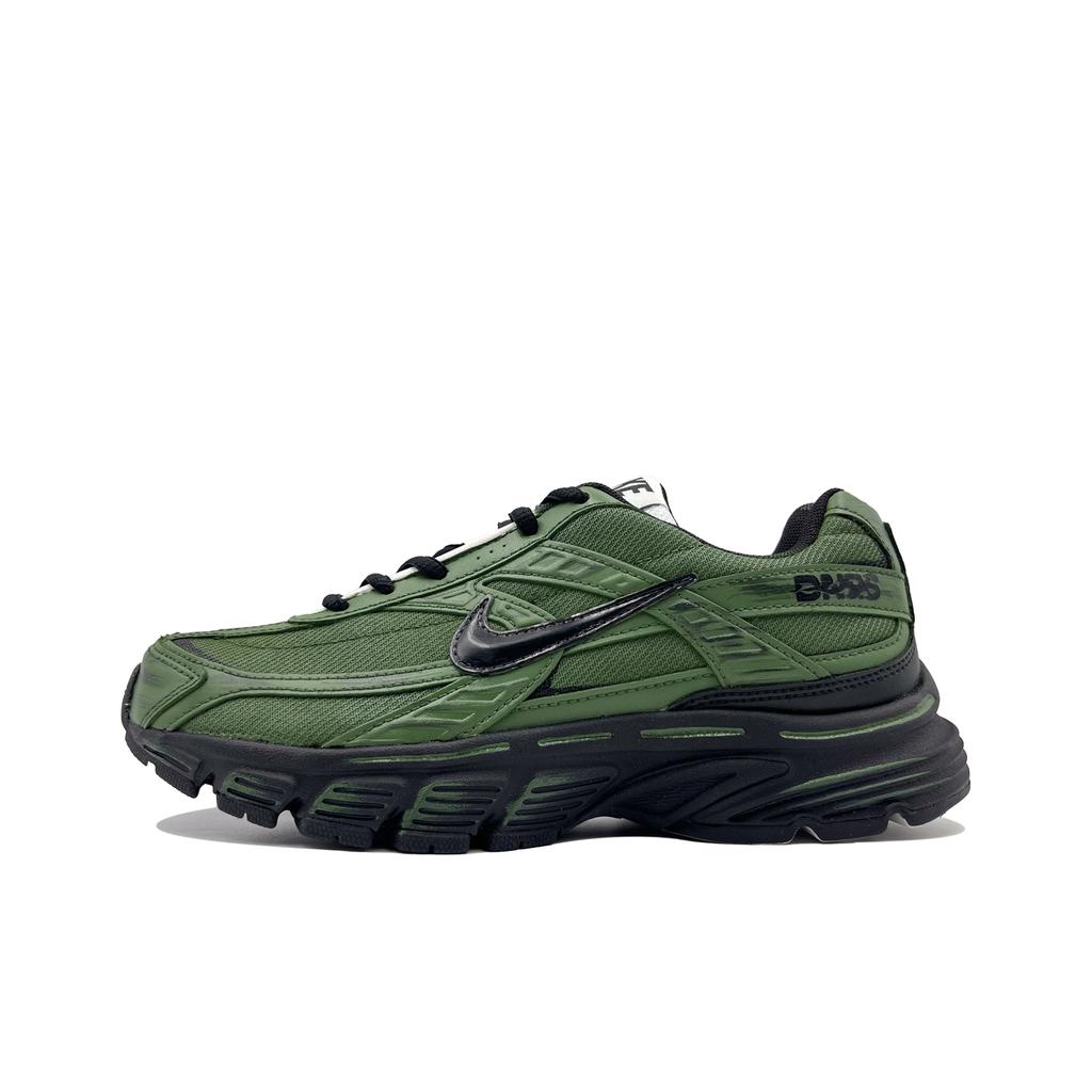 Nike Initiator Cushioning Abrasion Resistant Breathable Low top Casual Running Shoes Unisex Army Green 394055-100(Team1987-)