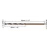 5/10pcs Twist Drill Bits 2.5-5.5mm Straight Shank HSS 4341 Drill Bits for Stainless Steel Iron Aluminum Alloy Copper Brass