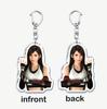 Portachiavi Gioco d'Azione per Accessori Portachiavi Gioielli Portachiavi Cloud Strife Ffvii Tifa Sephiroth Vincent Valentine Regali per Fan