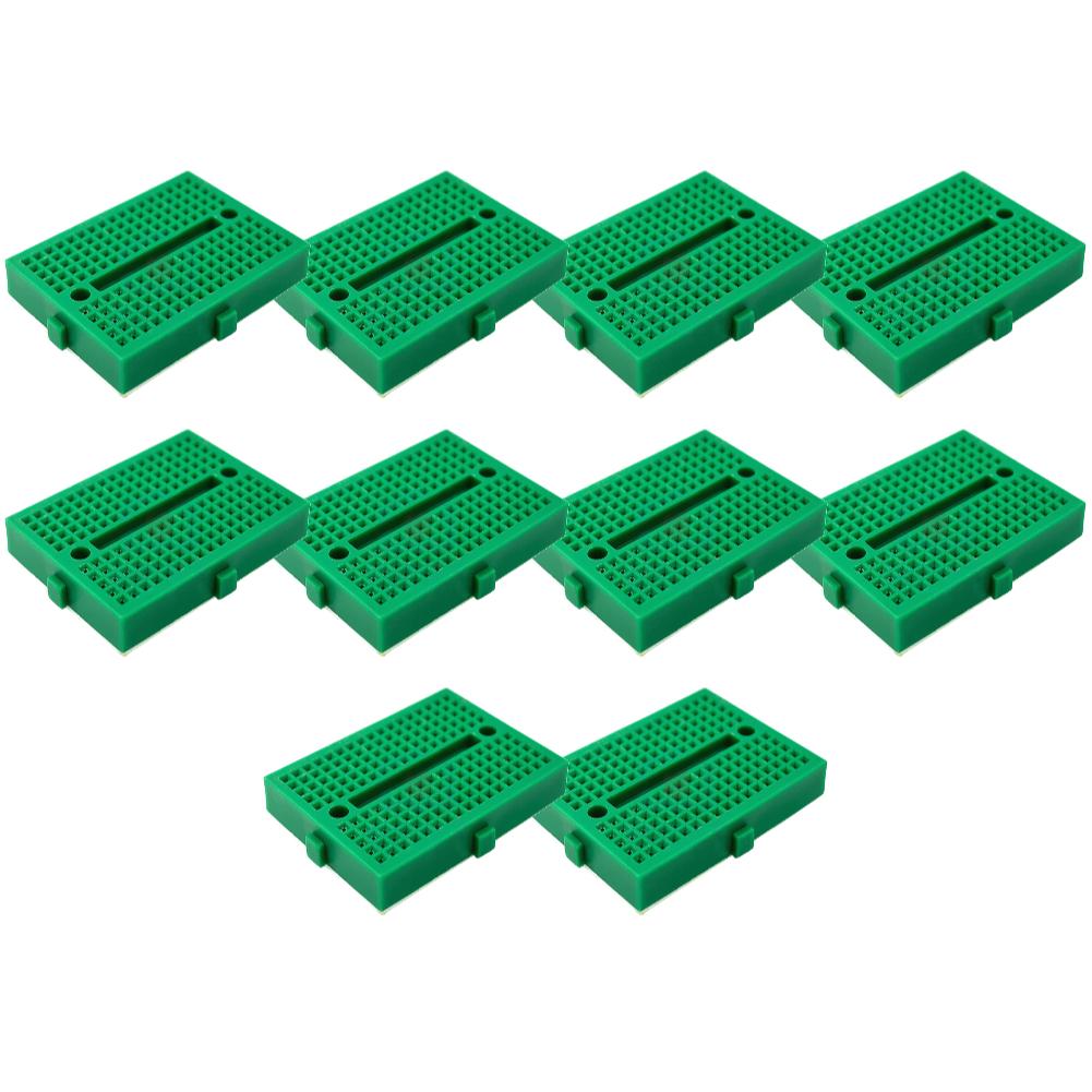 1-10PCS SYB-170 Mini Solderless Prototype Breadboard 170 Holes Breadboard Prototype Board 35x47mm for Small DIY Kits