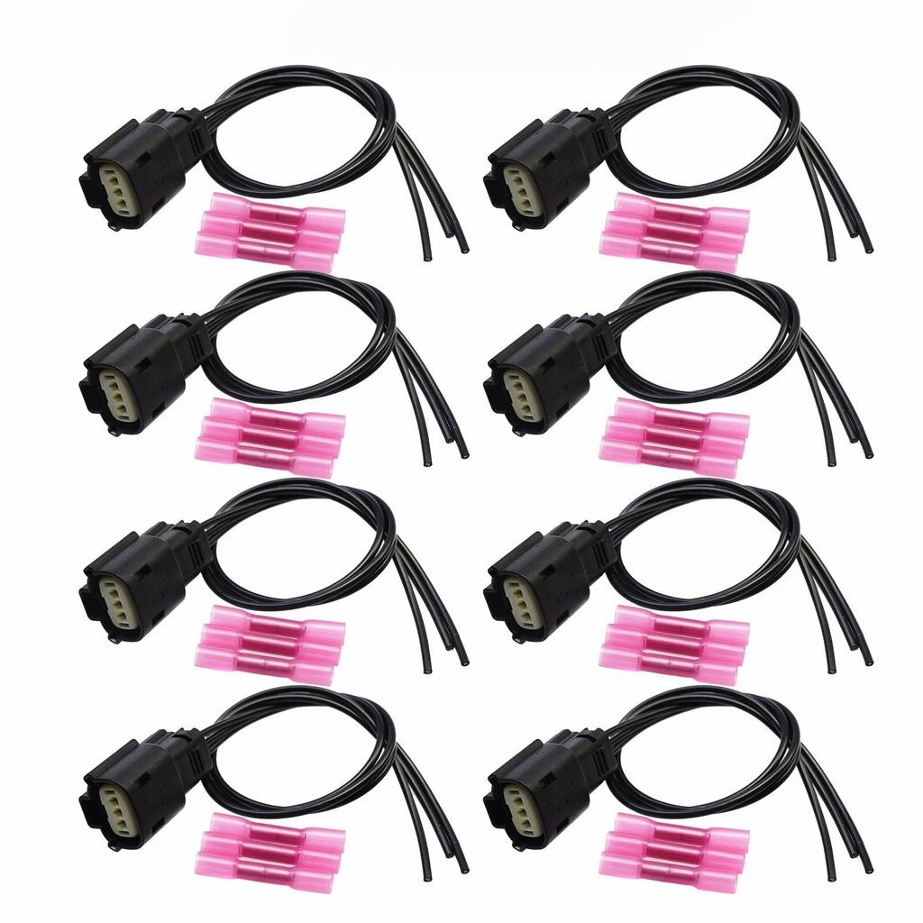 Engine Replacement Coil Connector Kit Ignition Coil Connector Kit Secure Electrical Connection Fits V6 And V8 Engines