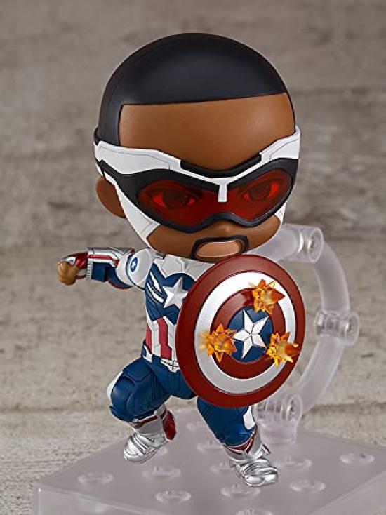 Nendoroid Marvel Falcon & Winter Soldier Captain America (Sam Wilson) DX Non-scale ABS&PVC Painted Fully Movable Figure G12480