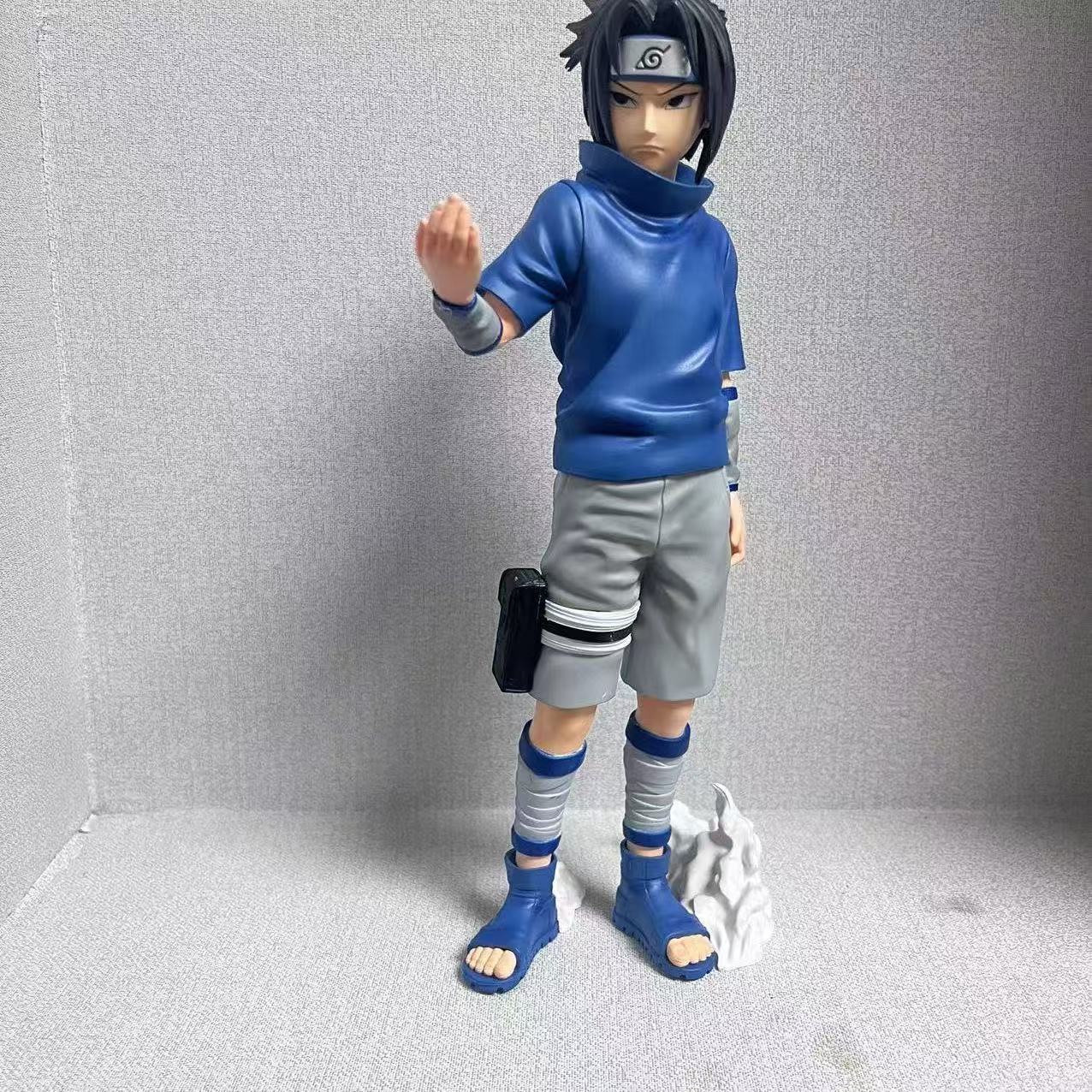 

26cm Anime Naruto Uzumaki Naruto Growing Up Blood Wheel Eye Childhood Sasuke Action Figure Collection Model Toys Christmas Gift