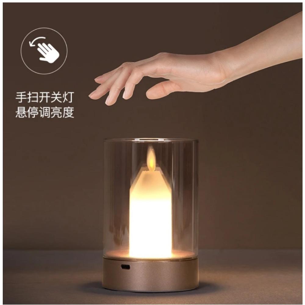 Teplá atmosféra malé noční světlo restaurace dekorativní stolní lampa ložnice nabíjecí zásuvná noční lampa jednoduchá malá lampa