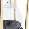 Spellman Hourglass Set Black Metal Sand Timer Home Decor Modern 3x3x7 Inch Desk