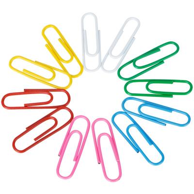 10 Colors Accessories Paper Clips Notebook Memo Pad Filing Bookmark Binder Paperclips Student Office Binding Supplies Stationary