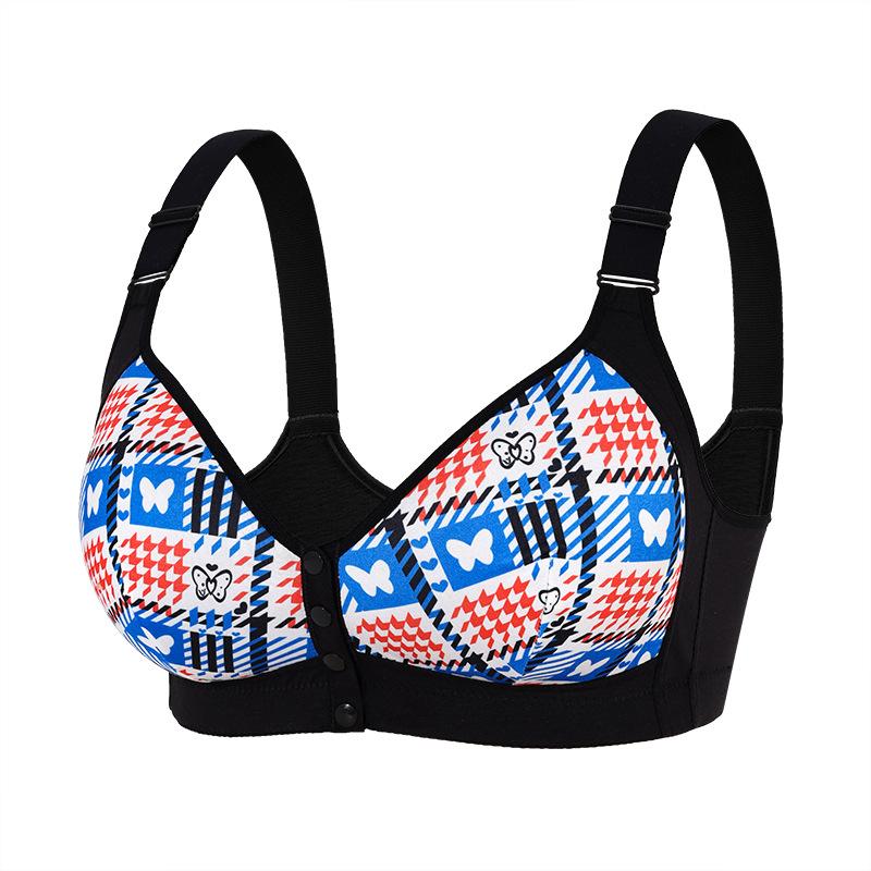 

Передние и задние застежки-XL mu стандартный размер плечевой ремень с принтом новое нижнее белье большого размера 5XL