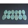 362Cts. Natural Amazonite Oval Shape Cabochon Loose Gemstone 12 Pcs Lot C-297