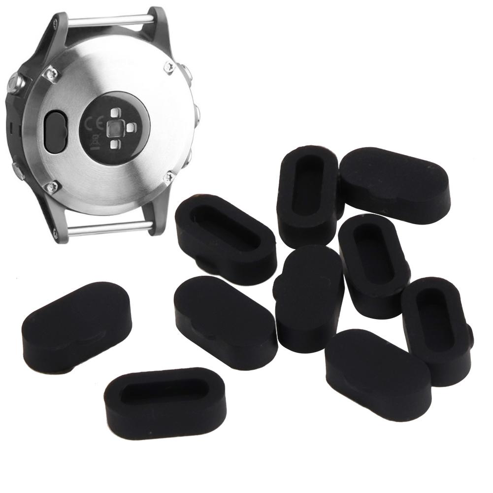 10pcs/set Silicone Anti Dust Plug Covers Cap Protector Fit for Garmin Fenix5 5S 5X S60 Smart Watch