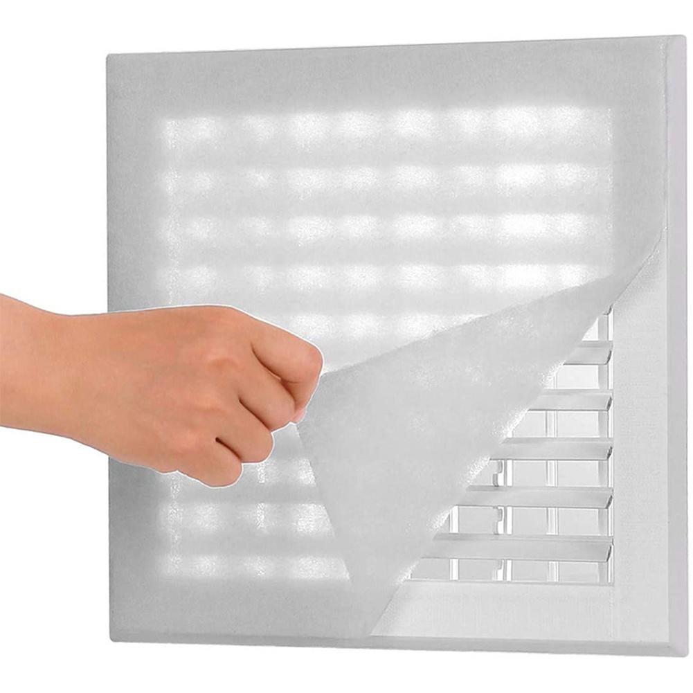 Sada filtračních vložek do ventilace 200*100cm Bezznačná oboustranná páska Elektrostatická filtrace Pro přívod vzduchu Mřížku klimatizace