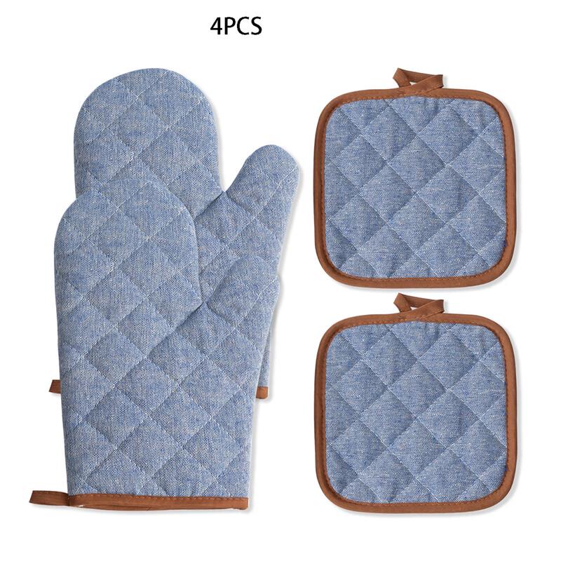 MDNG Heat Resistant Kitchen Oven Mitts