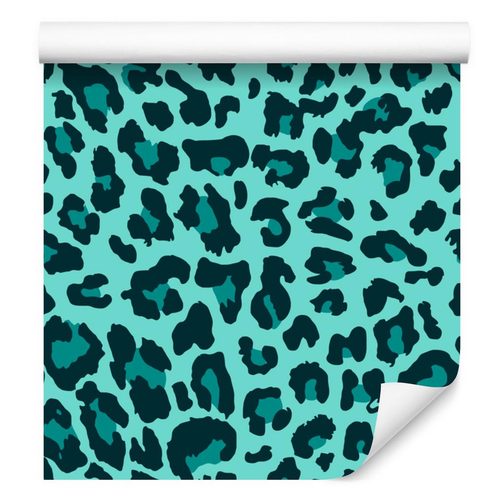 Turquoise Animal Skin Wallpaper Turquoise and Mint 50x1000
