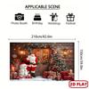 2D Planar Door Decoration Banner, 1 Large 2D Christmas Door Decoration Banner, Suitable for Birthdays, baptismsZL