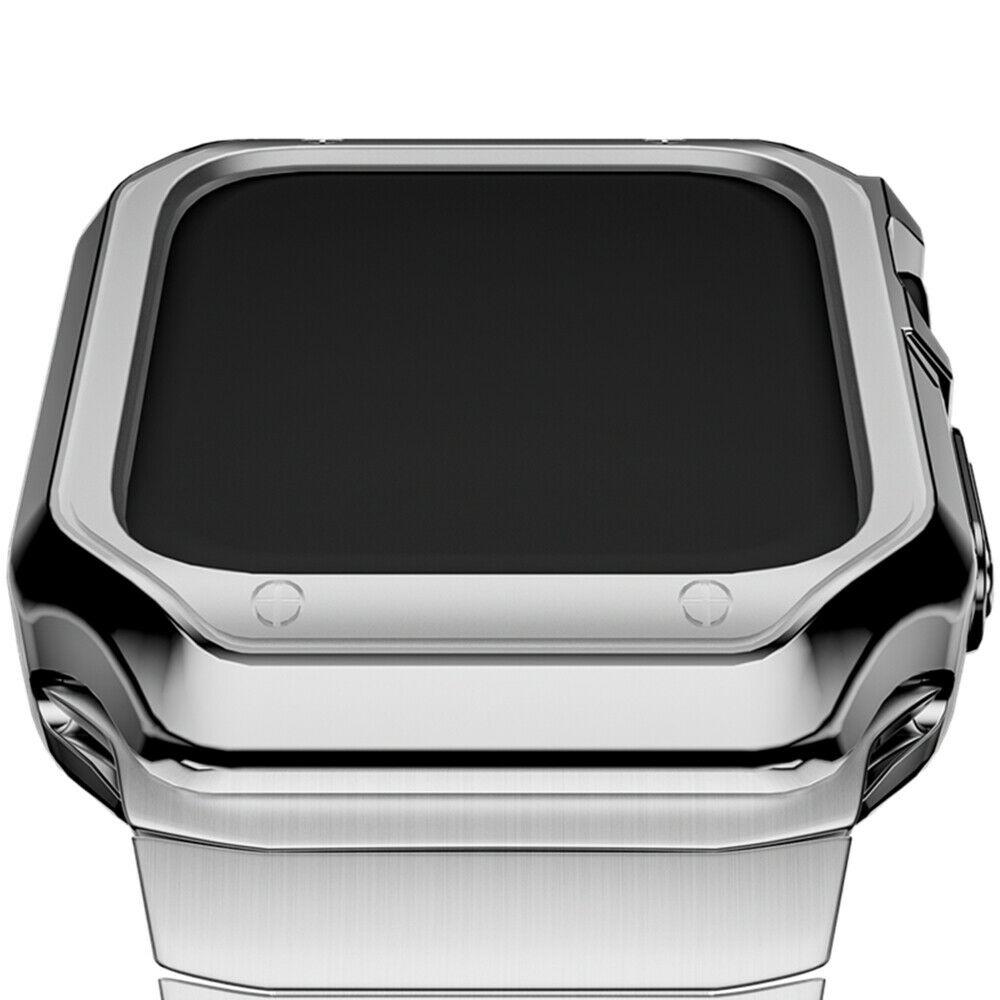Cinturino da polso in acciaio inossidabile iWatch Band + cassa per Apple  Watch Series 6 5 4 3 2 SE acquista in modo economico — spedizione gratuita,  recensioni reali con foto — Joom
