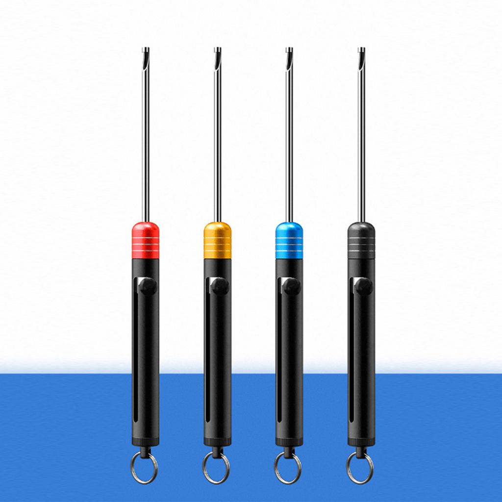 Fish Hooks Remover Detacher Tool Hook Quick Removal Descending Device Retractable Stainless Steel Dehooking Fish Picker