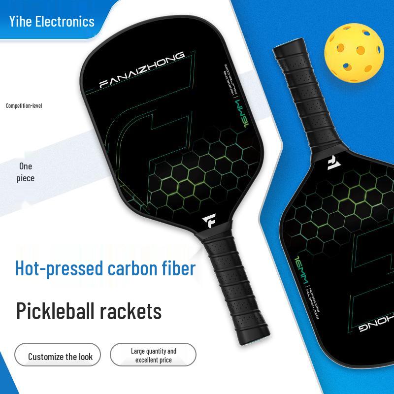 Advanced Player T700 Carbon Fiber Pickleball Paddle: Cross-Border, Hot-Pressed, One-Piece Design for Competition Play