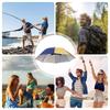 Kopfmontierter Regenschirm Faltbar Wasserdicht UV-Schutz Sonne Regen Kappe Für Outdoor Angeln Camping Strand Für Männer Frauen