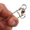 Lure Connecting 10 Pcs Fishing Bait Connecting Rings  Rolling Swivel with Snap Fishing Accessories