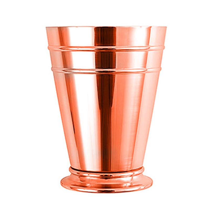 Hammered Copper Plated Stainless Steel Moscow Mule Mug Drum-Type Beer Cup Coffe Cup Water Glass Drinkware
