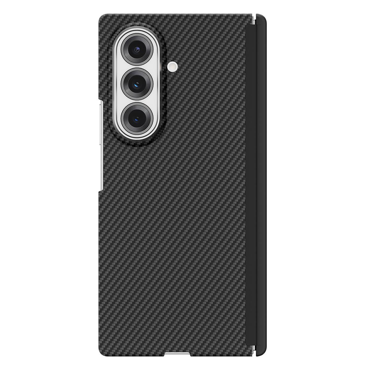 

GKK For Samsung Galaxy Z Fold7 5G Case Kevlar Texture Dual Axis PC Slim Phone Cover Magnetic Hinge Protection