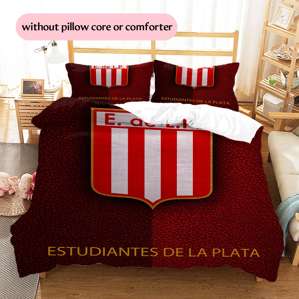 

Estudiantes de La Plata Pattern Bedding Quilt Set Home Decoration Gift (1 * duvet cover + 2 * pillowcase without core) 135x200cm