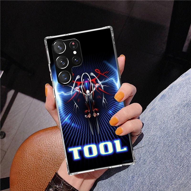 

Band T-Tool Schism Phone Case For Samsung Galaxy S24 S25 Edge S26 Ultra S23 S22 S21 Plus S20 FE + Personalized Print Cover Galax Samsung S24 Ultra