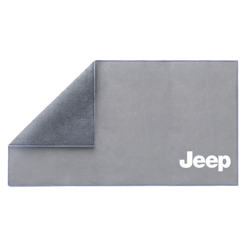 CMZ1 Car Wash Towel Microfiber Rag Cleaning Brush Tools Caps For Jeep Wrangler Grand Cherokee Compass Renegade Tyre Stem Air Caps