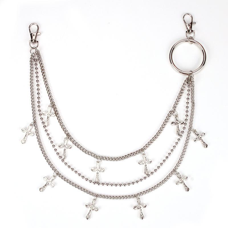 Men'S And Women'S Trousers, Waist Chain Decorative Belt Accessories, Punk Chain Chain Jk Street Hip Hop