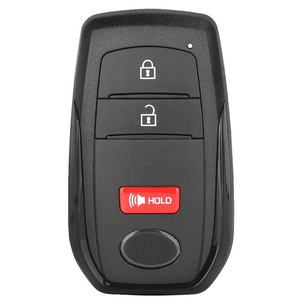 KEYECU B3H2K2R Intelligenter Fernschlüsselanhänger für Toyota Corolla Cross Yaris Camry Innova 2021 2022 2023 2024 434MHz 4A Chip Ohne Logo