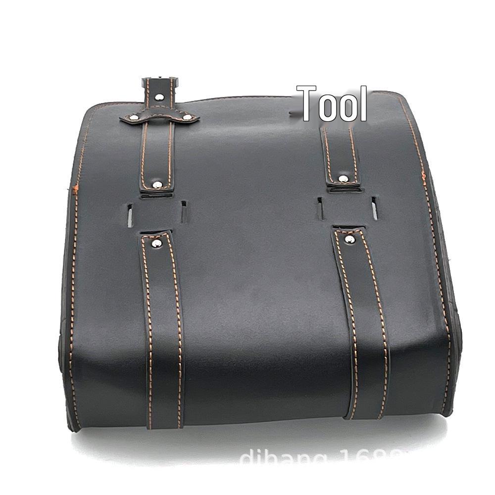 Harley Prince Dyna Fat Boy XL8831200N Motorrad mit modifizierten Satteltaschen, Seitentaschen, Vordertasche und Hecktasche