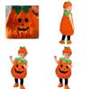 Adorabile Set Costumi di Zucca di Halloween per Bambini Piccoli e Neonati Cosplay Divertente