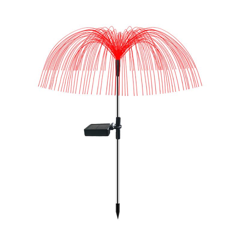 Solar Powered Jellyfish Fiber Optic Garden Lights