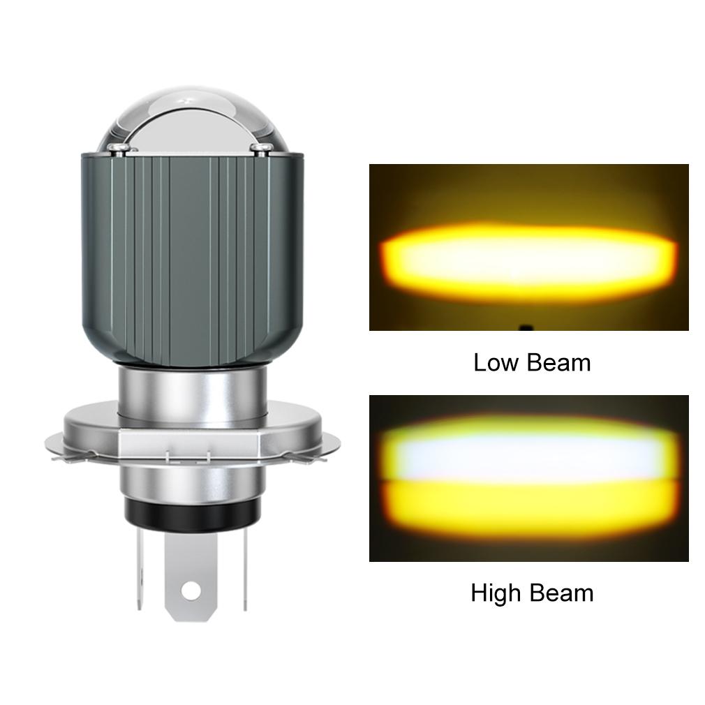 

1 шт. 12000 лм H4 светодиодная мотоциклетная H6 BA20D светодиодная мотофара лампа CSP чипы линзы проектора белый желтый Hi/Lo лампа аксессуары для скутера 6000K 3000K свет H4 жёлтый/белый