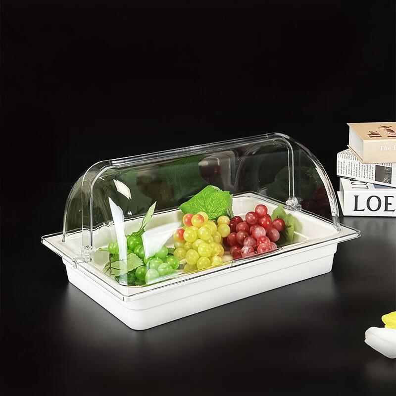 Melamine Food Display Tray with Lid