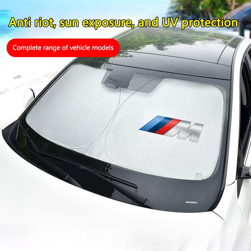 Hot 2025 Car Sunshade Windshield Sun Shade Visor UV Protection Shield For BMW M X1 X2 X3 X5 X6 E46 E39 E90 E36E60 E34 E30 F30 G2