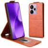 For Realme 15 Pro 5G/15 5G Stand Case Magnetic Clasp Vertical Flip Leather Phone Cover with Card Holder