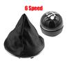 5/6 Speed Gear Shift Knob Head Shifter Gaitor Boot Cover for Fiat 500 500C 2007 - 2018 Car Shifter Change Knob