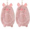 2Pcs Cute Cartoon Chicken Hand Towel Piglet Children's Handkerchief Animal Bath Towel  Kitchen