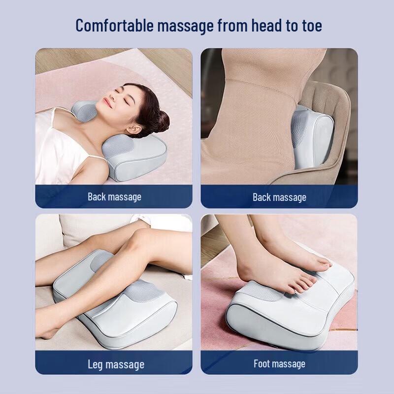 Aux Multifunctional Heating Massage Pillow CN Plug (adapter Included)