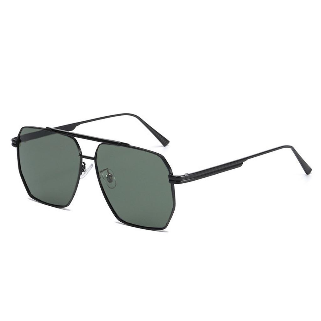 Double Bridge Sunglasses Unisex Large Frame Sun Glasses Metal Frame Eyewear Polarized Polarized Eyeglasses For Cycling Outdoor