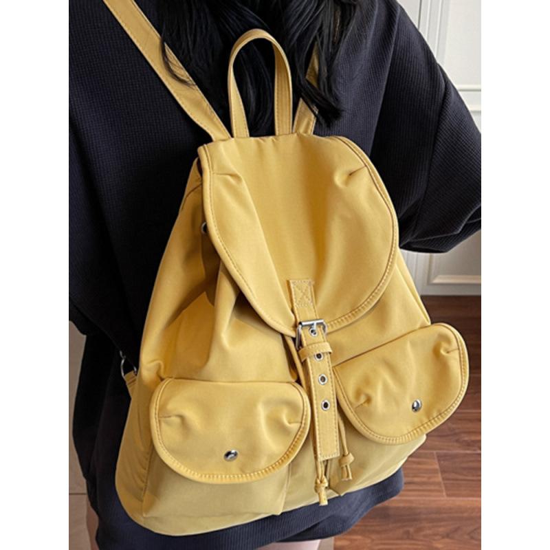 Schoolbag large capacity simple backpack women's 1011 summer new fashion travel leisure backpack simple college bag