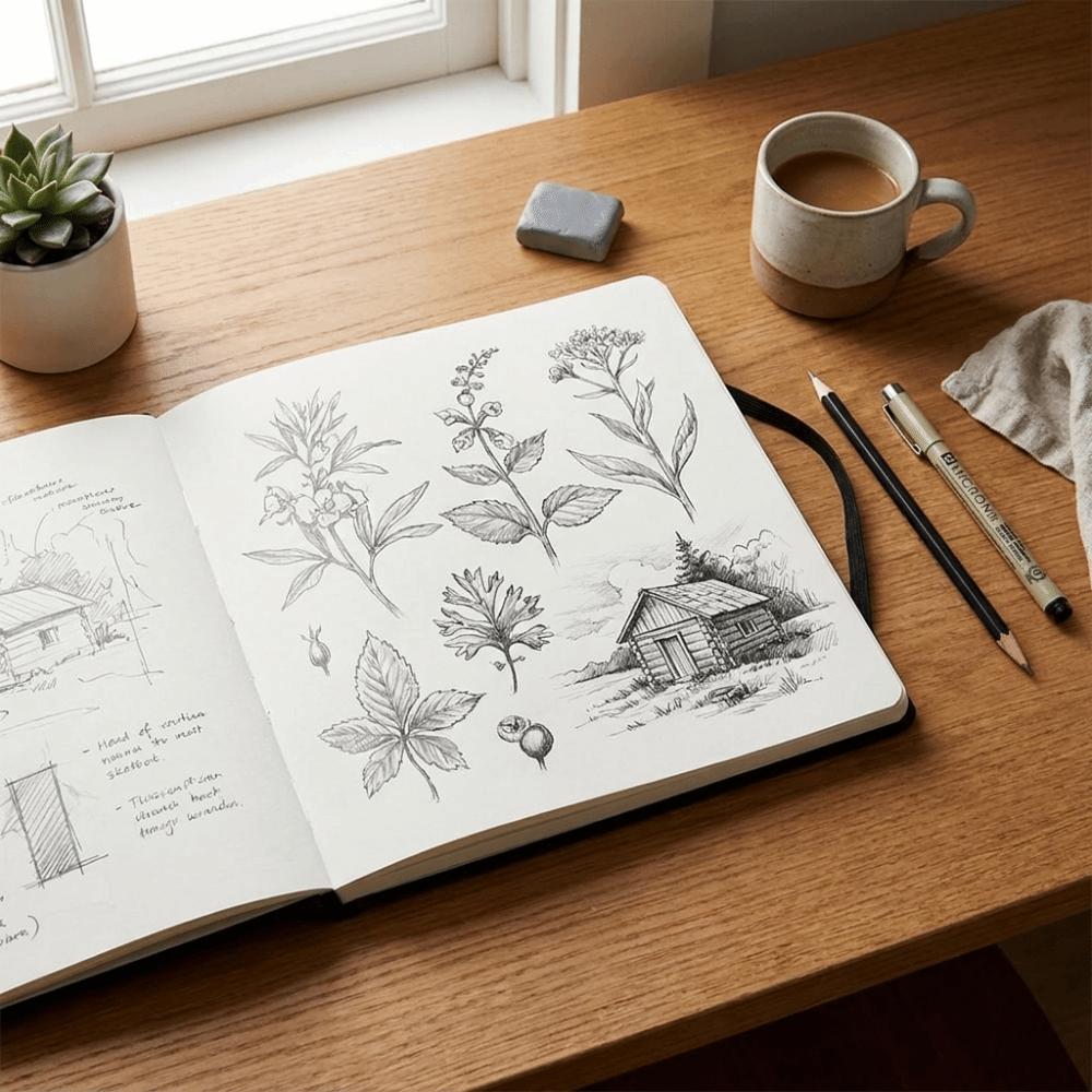 300gsm Paper Watercolor Sketchbook Acid-Free Paper Painting Book Ideal Art Notebook  Students Use
