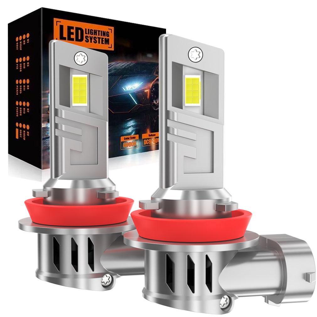 Lampadina LED H8 H11 20000LM 9005 HB3 9006 HB4 Fari Fendinebbia Canbus Mini 16pz 3570 CSP per Auto Bianco 12V Lampada Auto