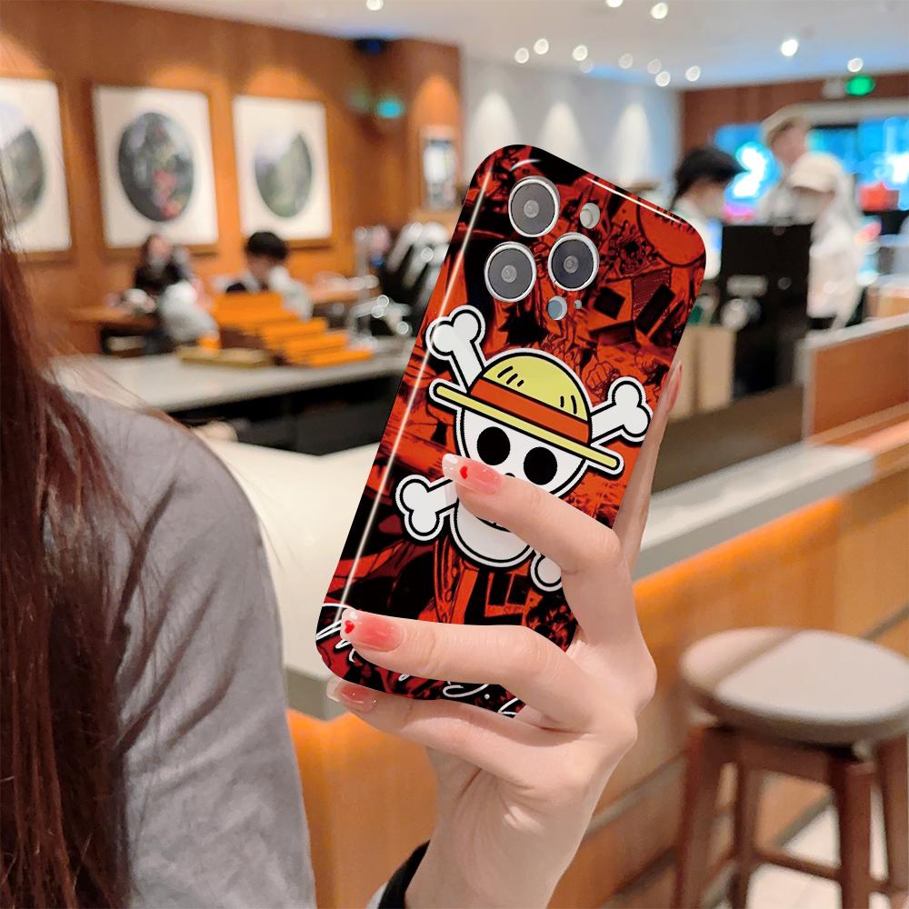 Beliebte Anime-Handyhülle für Samsung Galaxy A52 iPhone 11 13 15 Xiaomi Redmi VIVO OPPO Realme Huawei Infinix stoßfeste, ultraschlanke Hartschale