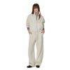 GROUND ZERO Embroidered Stand-Collar Zip-Up Cardigan