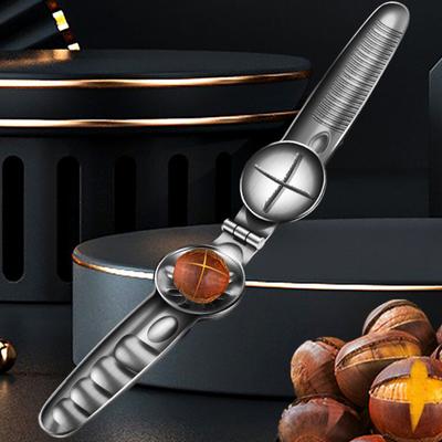Desfăcător Nuci Deschizător Castane Oțel Inoxidabil Instrument Tăiere Castane Clește Castane Ergonomic
